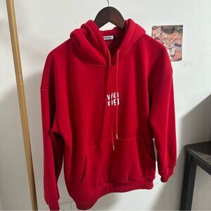 Alexander Wang Vibrant Red Sweatshirt